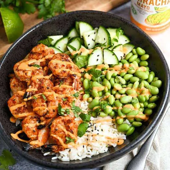 Shrimp Rice Bowl