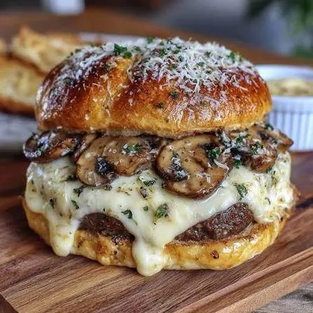 Mushroom Swiss Burger